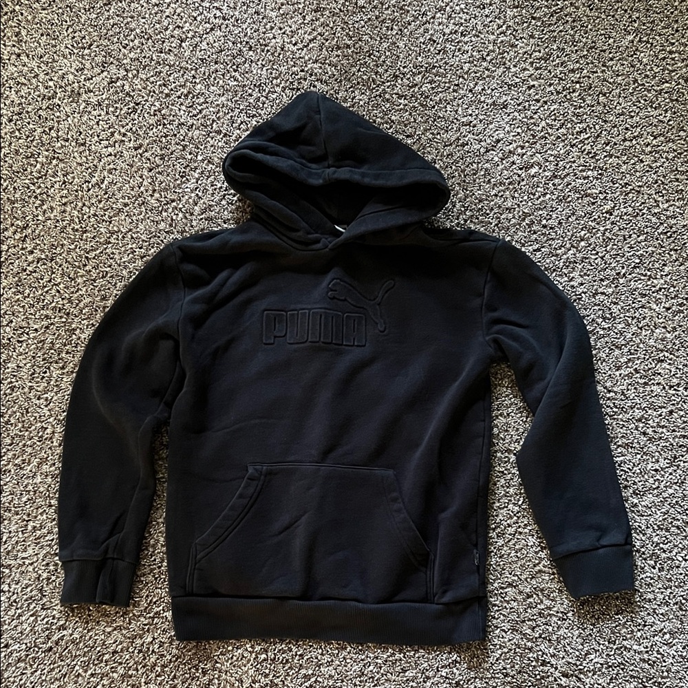 PUMA Boys Charcoal Hoodie